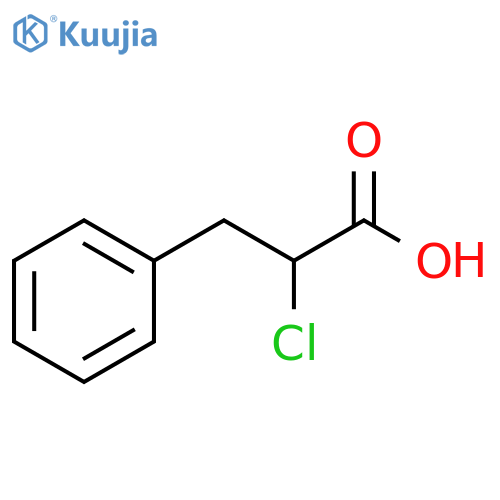 Benzenepropanoic acid, α-chloro- structure