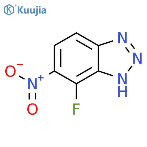 1H-Benzotriazole, 4-fluoro-5-nitro- structure