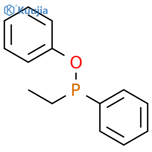 Phosphinous acid, ethylphenyl-, phenyl ester structure