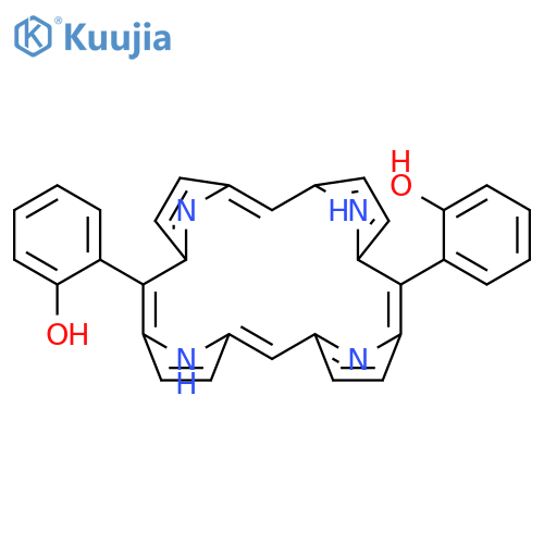 Phenol, 2,2'-21H,23H-porphine-5,15-diylbis- structure