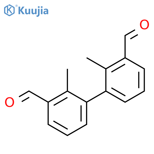 [1,1'-Biphenyl]-3,3'-dicarboxaldehyde, 2,2'-dimethyl- structure