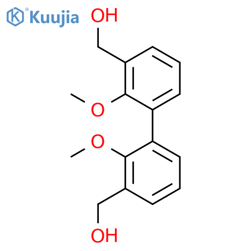 [1,1'-Biphenyl]-3,3'-dimethanol, 2,2'-dimethoxy- structure