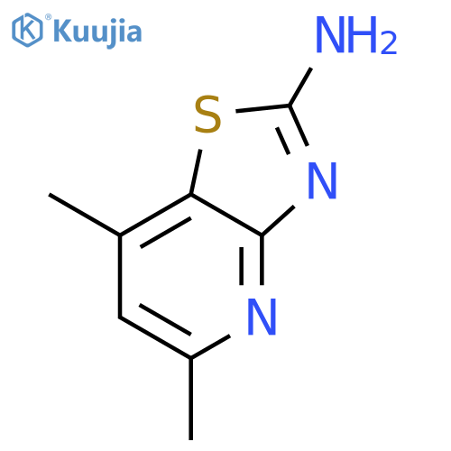 5,7-dimethyl[1,3]thiazolo[4,5-b]pyridin-2-amine structure