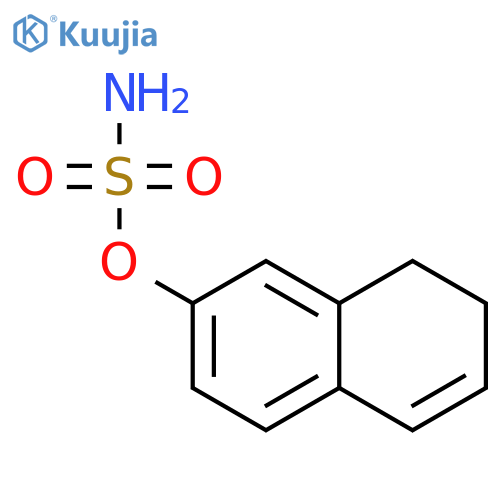 Sulfamic acid, 7,8-dihydro-2-naphthalenyl ester structure