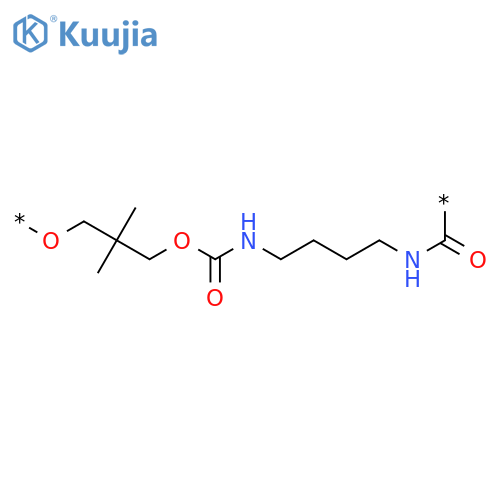 Poly[oxy(2,2-dimethyl-1,3-propanediyl)oxycarbonylimino-1,4-butanediyliminocarbonyl] structure