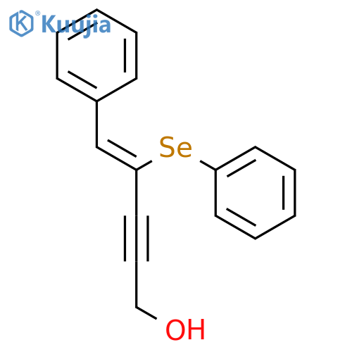 4-Penten-2-yn-1-ol, 5-phenyl-4-(phenylseleno)-, (4Z)- structure