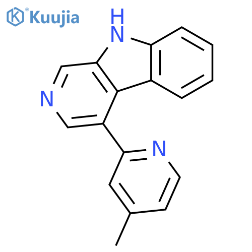 9H-Pyrido[3,4-b]indole, 4-(4-methyl-2-pyridinyl)- structure