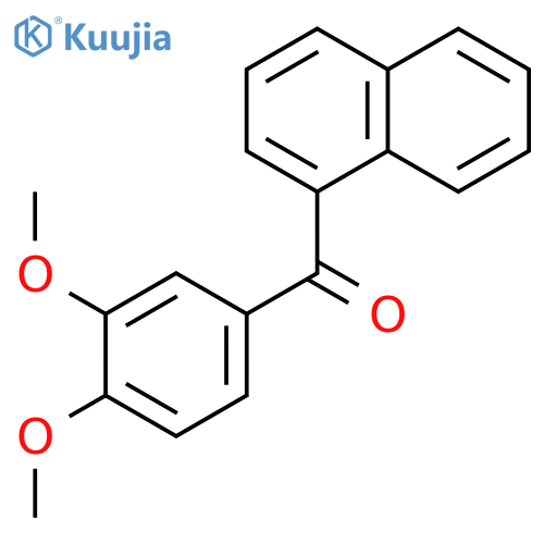 Methanone, (3,4-dimethoxyphenyl)-1-naphthalenyl- structure