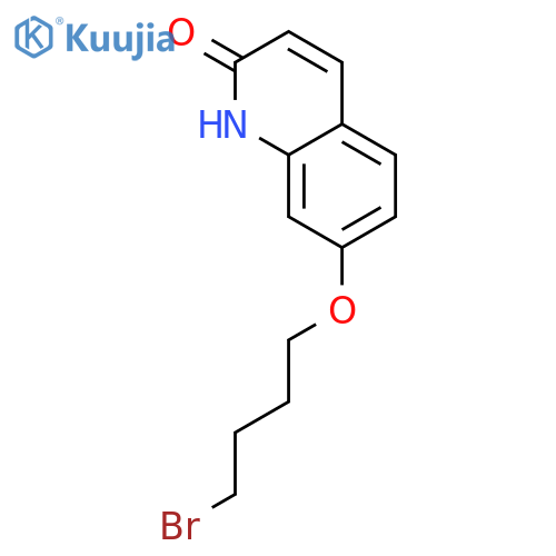 7-(4-Bromobutoxy)-quinoline-2(1H)-one structure