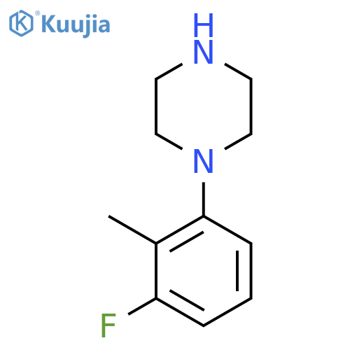 1-(3-fluoro-2-methylphenyl)piperazine structure