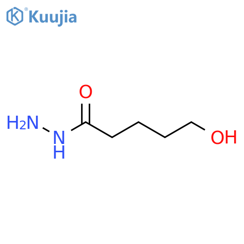 valeric acid, 5-hydroxy hydrazide structure