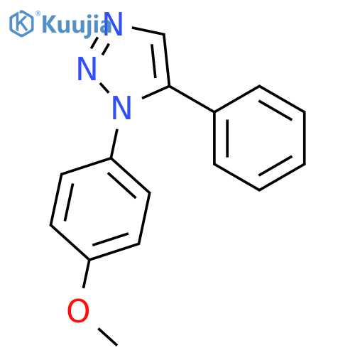 1H-1,2,3-Triazole, 1-(4-methoxyphenyl)-5-phenyl- structure