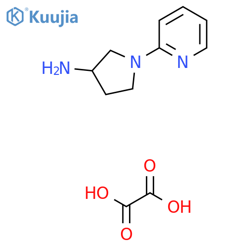 1-(pyridin-2-yl)pyrrolidin-3-amine; oxalic acid structure