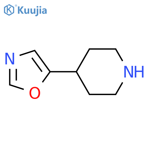 4-(1,3-oxazol-5-yl)piperidine dihydrochloride structure