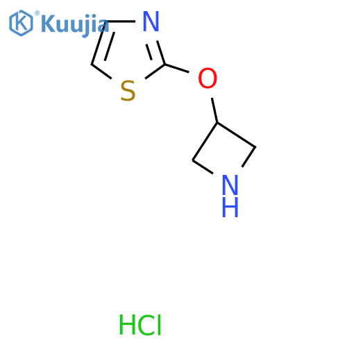 2-(azetidin-3-yloxy)-1,3-thiazole hydrochloride structure