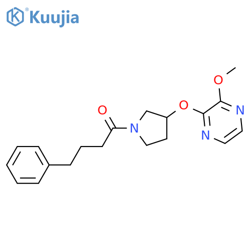 1-{3-[(3-methoxypyrazin-2-yl)oxy]pyrrolidin-1-yl}-4-phenylbutan-1-one structure