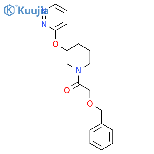 2-(benzyloxy)-1-[3-(pyridazin-3-yloxy)piperidin-1-yl]ethan-1-one structure