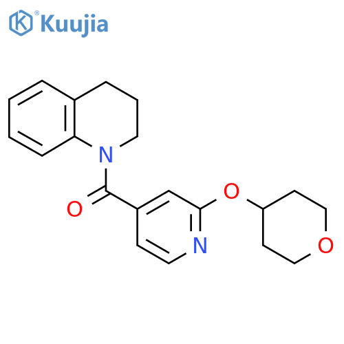 (3,4-dihydroquinolin-1(2H)-yl)(2-((tetrahydro-2H-pyran-4-yl)oxy)pyridin-4-yl)methanone structure