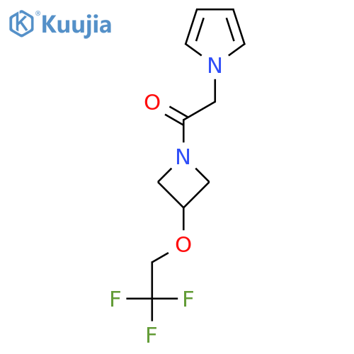 2-(1H-pyrrol-1-yl)-1-3-(2,2,2-trifluoroethoxy)azetidin-1-ylethan-1-one structure