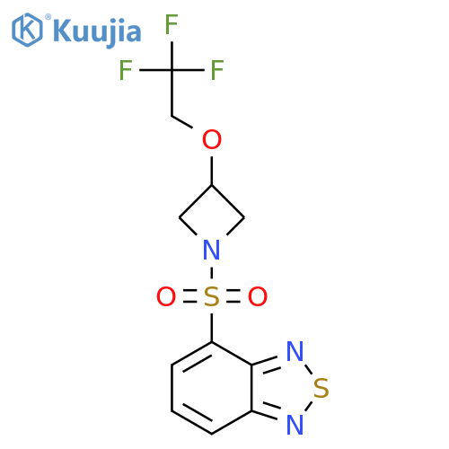 4-{3-(2,2,2-trifluoroethoxy)azetidin-1-ylsulfonyl}-2,1,3-benzothiadiazole structure