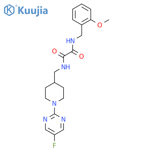 N1-((1-(5-fluoropyrimidin-2-yl)piperidin-4-yl)methyl)-N2-(2-methoxybenzyl)oxalamide structure