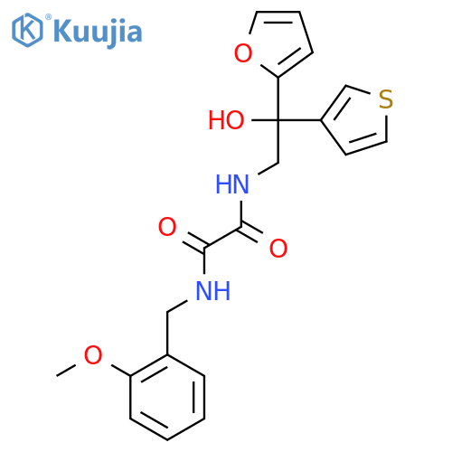 N-2-(furan-2-yl)-2-hydroxy-2-(thiophen-3-yl)ethyl-N'-(2-methoxyphenyl)methylethanediamide structure