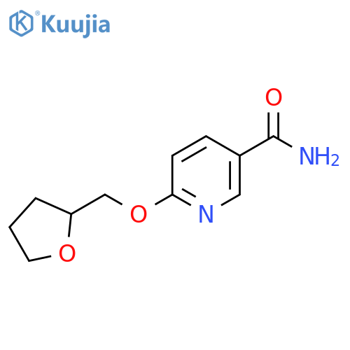 6-((Tetrahydrofuran-2-yl)methoxy)nicotinamide structure