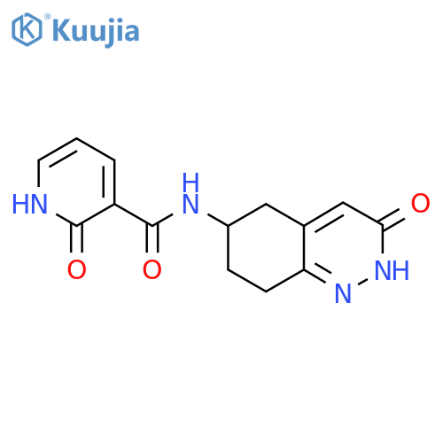 2-hydroxy-N-(3-oxo-2,3,5,6,7,8-hexahydrocinnolin-6-yl)pyridine-3-carboxamide structure