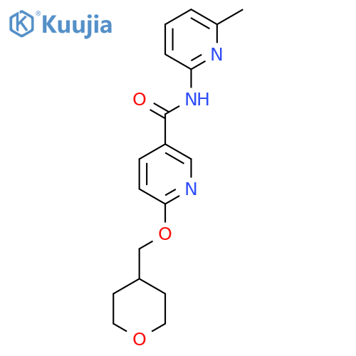 N-(6-methylpyridin-2-yl)-6-((tetrahydro-2H-pyran-4-yl)methoxy)nicotinamide structure