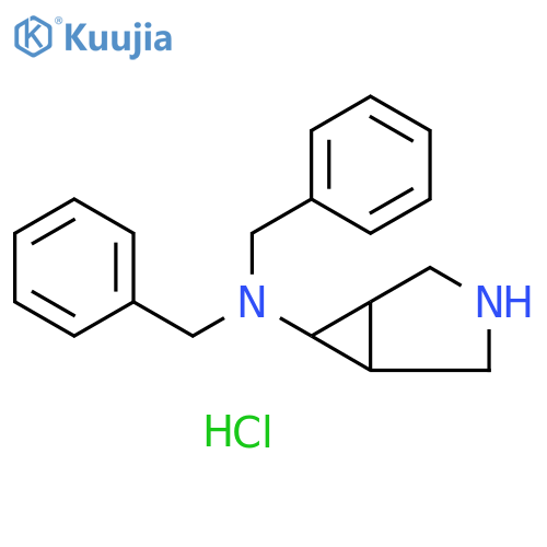 N,N-dibenzyl-3-azabicyclo3.1.0hexan-6-amine dihydrochloride structure