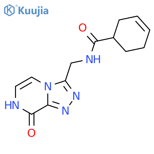N-({8-hydroxy-1,2,4triazolo4,3-apyrazin-3-yl}methyl)cyclohex-3-ene-1-carboxamide structure