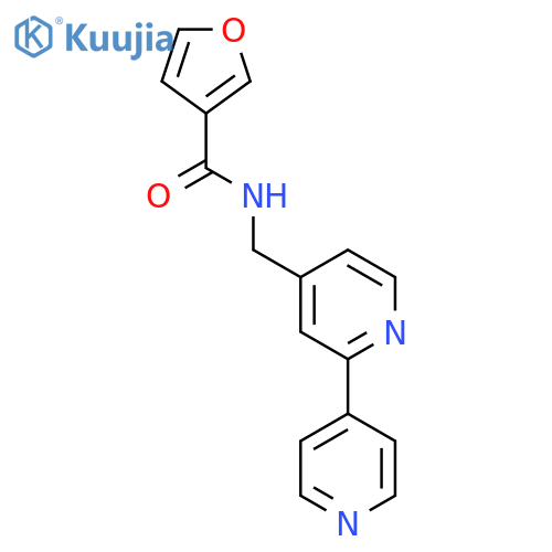 N-({2,4'-bipyridine-4-yl}methyl)furan-3-carboxamide structure