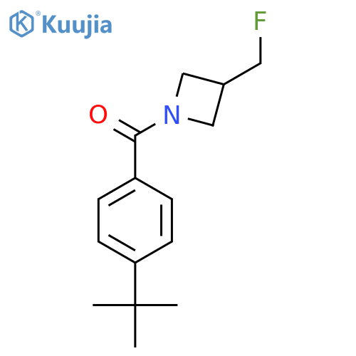 1-(4-tert-butylbenzoyl)-3-(fluoromethyl)azetidine structure