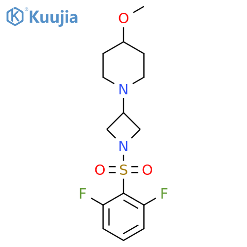 1-(1-((2,6-Difluorophenyl)sulfonyl)azetidin-3-yl)-4-methoxypiperidine structure