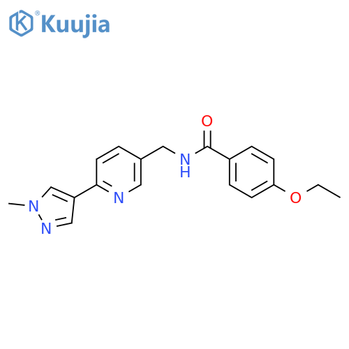 4-ethoxy-N-{6-(1-methyl-1H-pyrazol-4-yl)pyridin-3-ylmethyl}benzamide structure