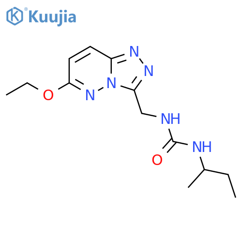 3-(butan-2-yl)-1-({6-ethoxy-1,2,4triazolo4,3-bpyridazin-3-yl}methyl)urea structure