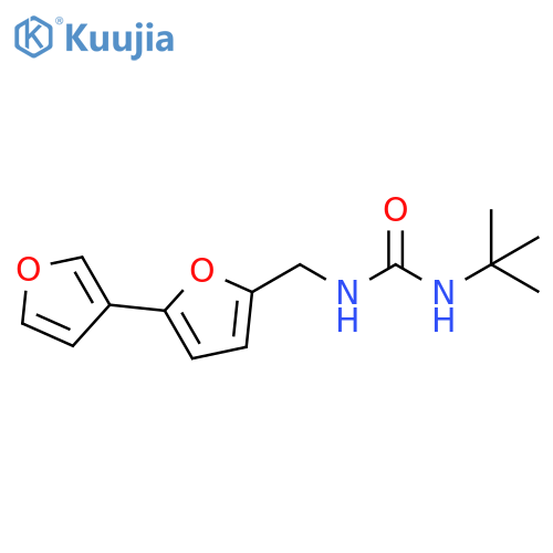 1-({2,3'-bifuran-5-yl}methyl)-3-tert-butylurea structure