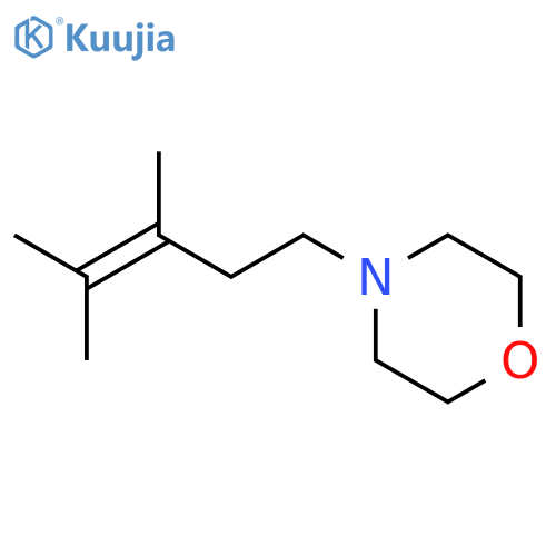 Morpholine, 4-(3,4-dimethyl-3-pentenyl)- structure