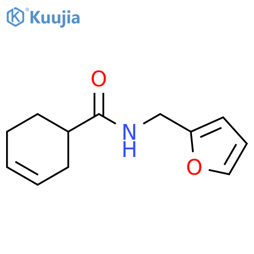 N-(furan-2-yl)methylcyclohex-3-ene-1-carboxamide structure