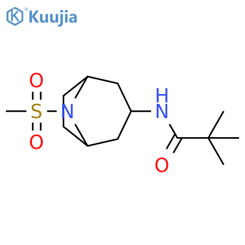 Propanamide, 2,2-dimethyl-N-[8-(methylsulfonyl)-8-azabicyclo[3.2.1]oct-3-yl]- structure