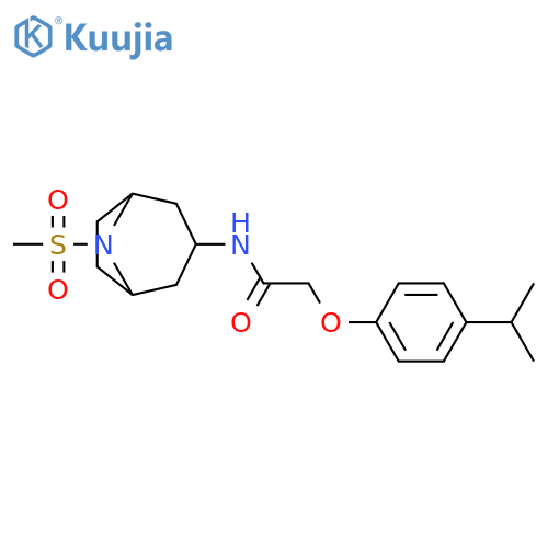 2-[4-(1-Methylethyl)phenoxy]-N-[8-(methylsulfonyl)-8-azabicyclo[3.2.1]oct-3-yl]acetamide structure