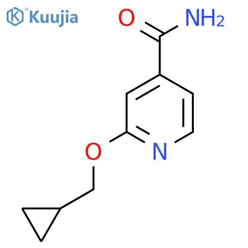 2-(Cyclopropylmethoxy)isonicotinamide structure