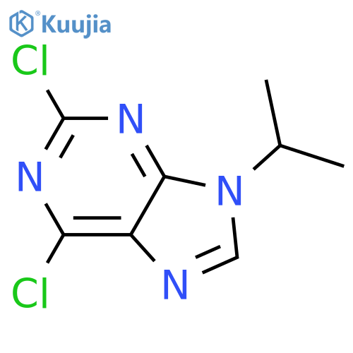 2,6-dichloro-9-(propan-2-yl)-9H-purine structure