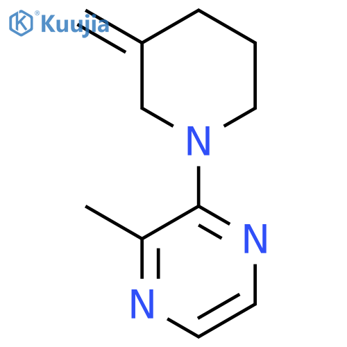 2-methyl-3-(3-methylidenepiperidin-1-yl)pyrazine structure