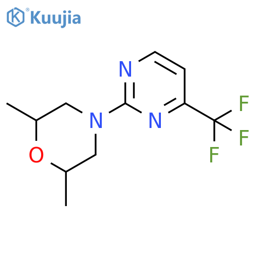 2,6-dimethyl-4-4-(trifluoromethyl)pyrimidin-2-ylmorpholine structure