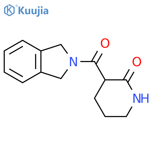 3-(2,3-dihydro-1H-isoindole-2-carbonyl)-1,2-dihydropyridin-2-one structure