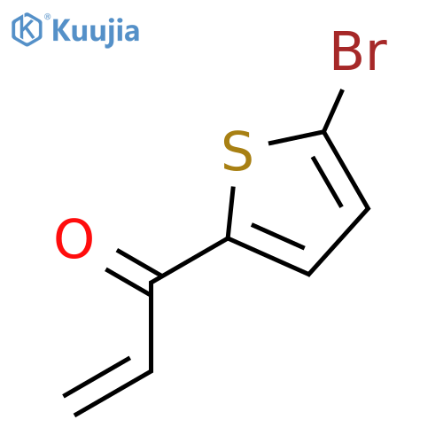 1-(5-bromothiophen-2-yl)prop-2-en-1-one structure