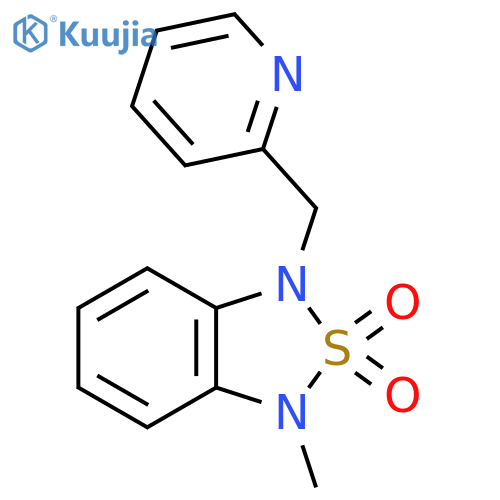 1-methyl-3-(pyridin-2-yl)methyl-1,3-dihydro-2lambda6,1,3-benzothiadiazole-2,2-dione structure