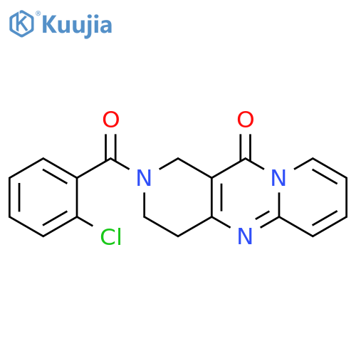 5-(2-chlorobenzoyl)-1,5,9-triazatricyclo[8.4.0.0^{3,8}]tetradeca-3(8),9,11,13-tetraen-2-one structure