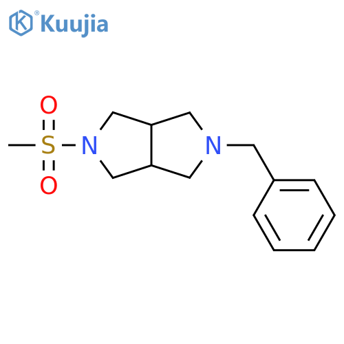 2-benzyl-5-methanesulfonyl-octahydropyrrolo3,4-cpyrrole structure